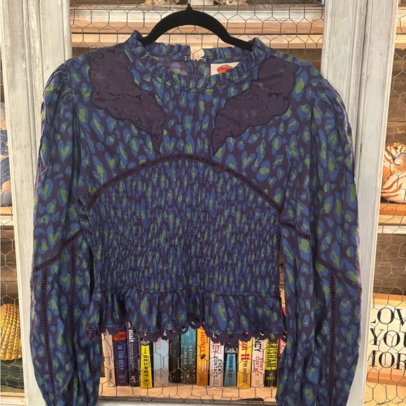 Farm Rio Smocked Blouse - Picture 3 of 7